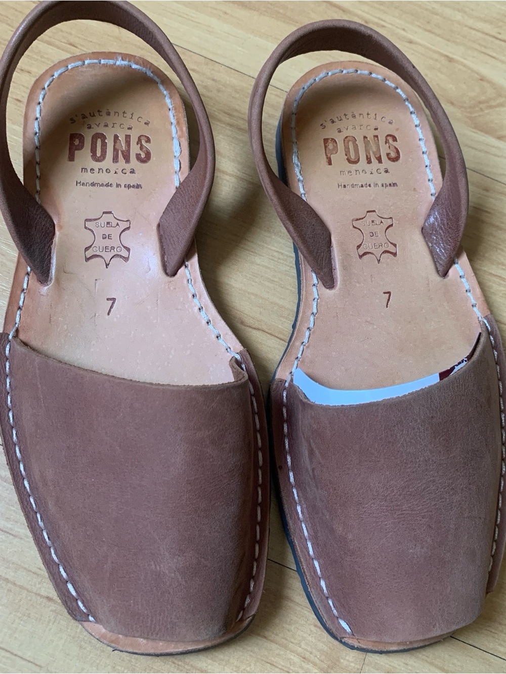 PONS Avarcas leather sandals 7